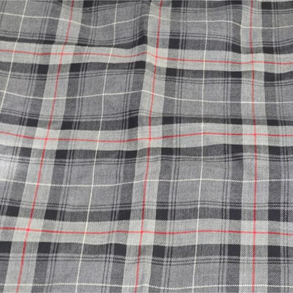 Pendleton Plaid Gray Red and Black Virgin Wool Midi Skirt Size Medium - Picture 8 of 11